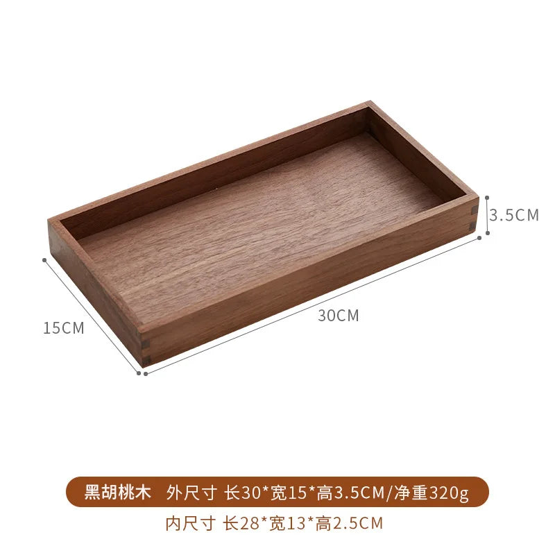 Hemlux Wooden Organizer Tray – Multi-Purpose Desktop Storage Box