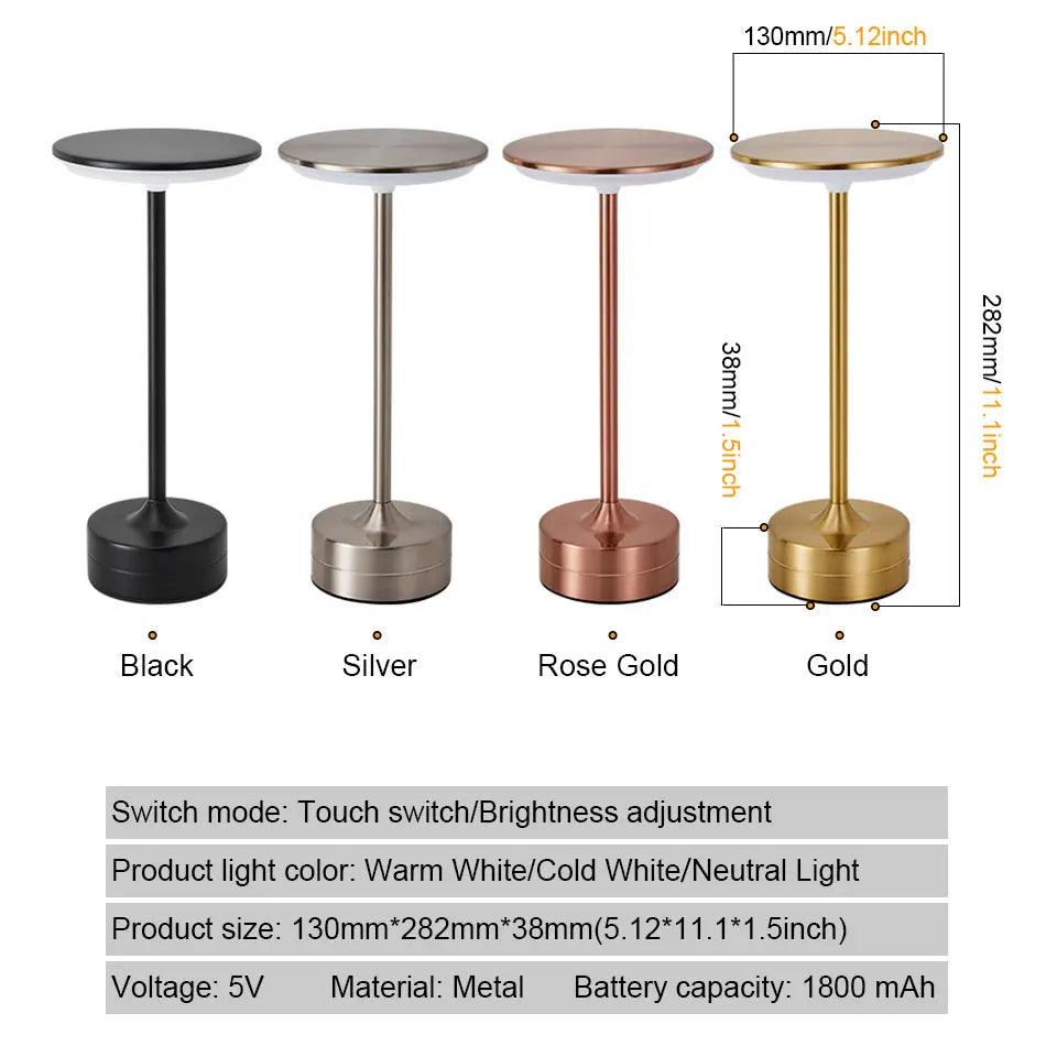 LuminaTouch™ Wireless LED Desk Lamp