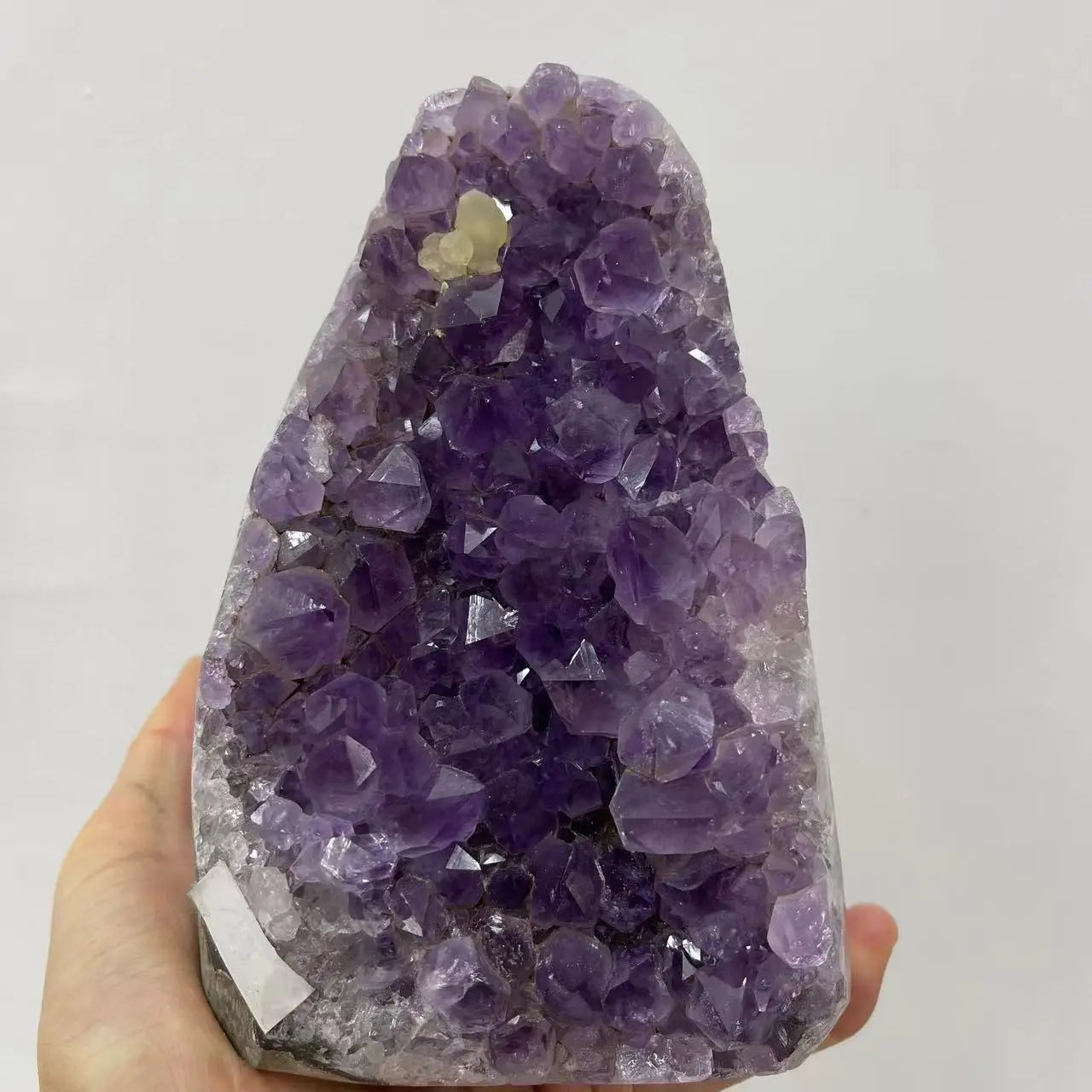 Hemlux™ Natural Amethyst Crystal Cluster – Raw Quartz Geode for Healing, Energy & Home Décor