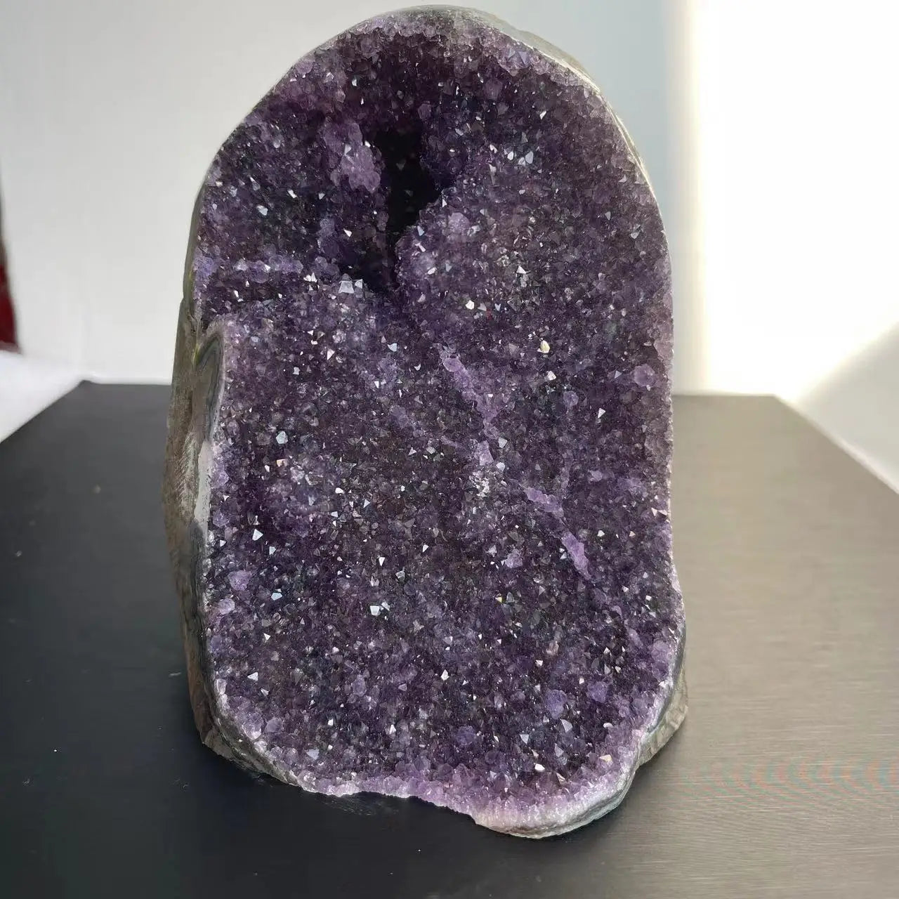 Hemlux™ Natural Amethyst Crystal Cluster – Raw Quartz Geode for Healing, Energy & Home Décor