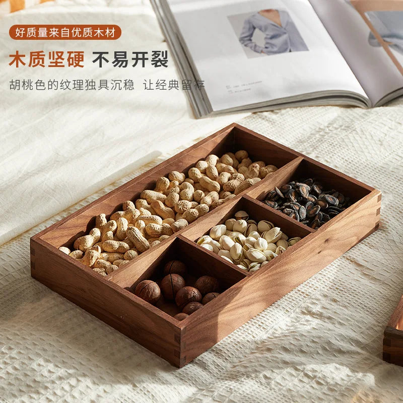 Hemlux Wooden Organizer Tray – Multi-Purpose Desktop Storage Box