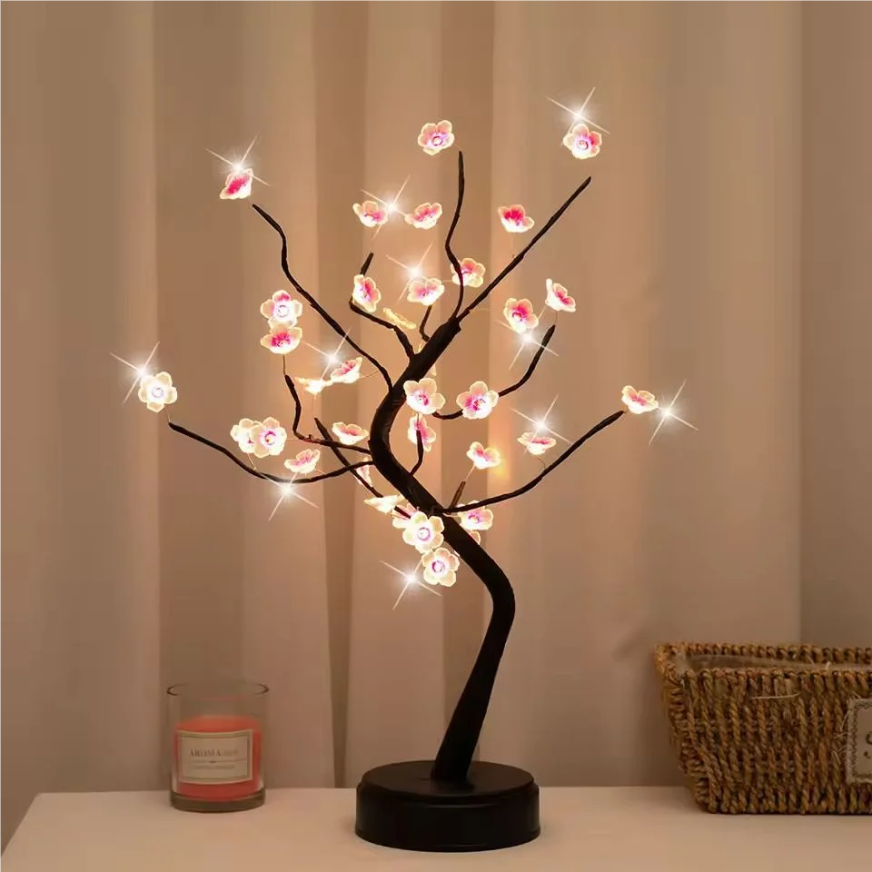 🌸 Cherry Blossom Bonsai LED Lamp