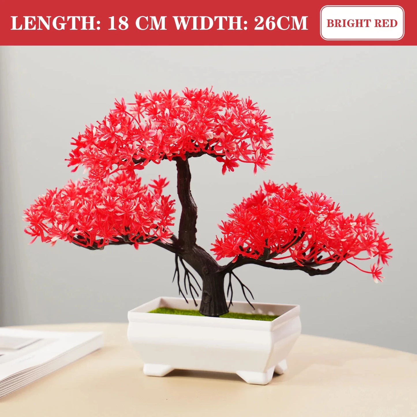 Hemlux™ Mini Artificial Bonsai – Realistic Potted Plant for Home & Office Décor