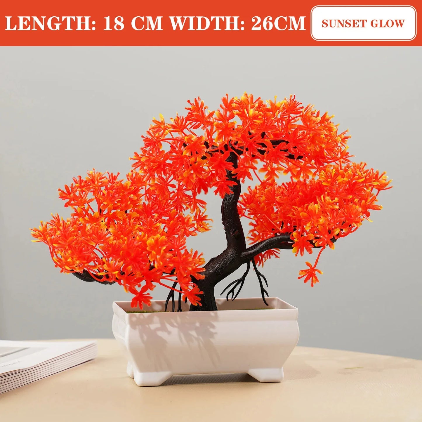 Hemlux™ Mini Artificial Bonsai – Realistic Potted Plant for Home & Office Décor